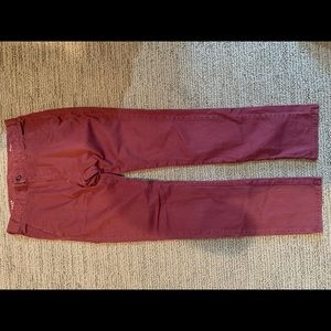 BULLHEAD Maroon Khaki Pants